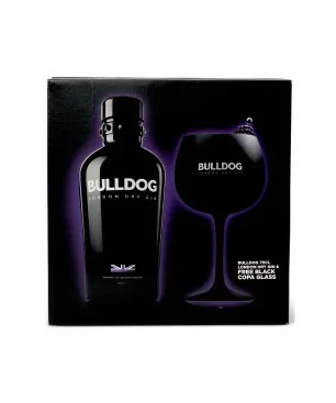 Bulldog London Dry Gin + Verre